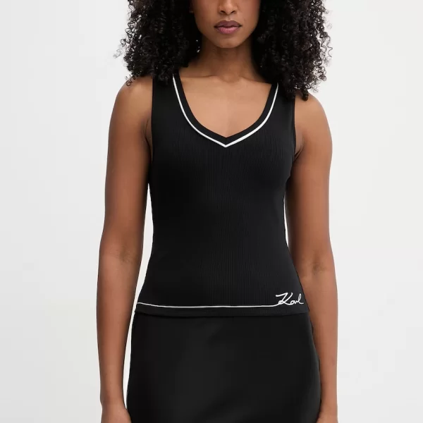 Karl Lagerfeld Karl Lagerfeld τοπ γυναικείο με βισκόζη