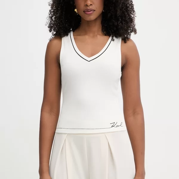 Karl Lagerfeld Karl Lagerfeld τοπ γυναικείο με βισκόζη