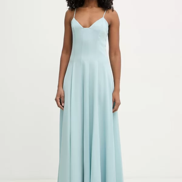 TWINSET Twinset φόρεμα flared με βισκόζη