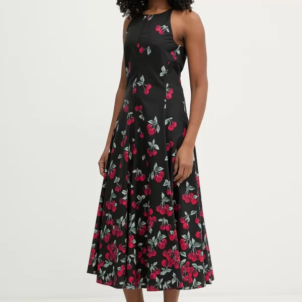 TWINSET Twinset φόρεμα φαρδύ βαμβακερό