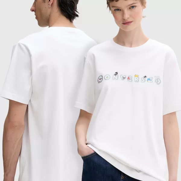 Converse Converse βασικό t-shirt βαμβακερό x HELLO KITTY