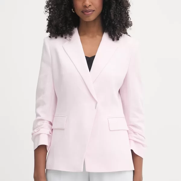 Boss BOSS σταυρωτό σακάκι Γυναικείο με λινό Jia8