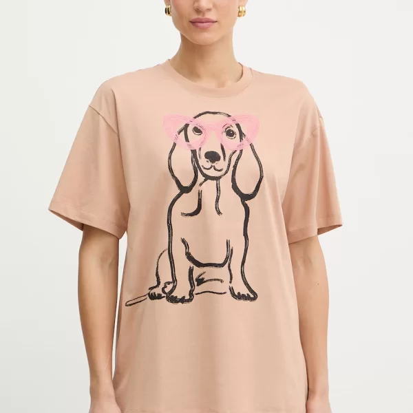 TWINSET Twinset t-shirt γυναικείο βαμβακερό