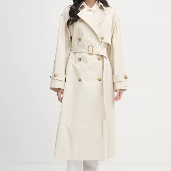 Tommy Hilfiger Tommy Hilfiger Καμπαρντίνα γυναικεία βαμβακερή