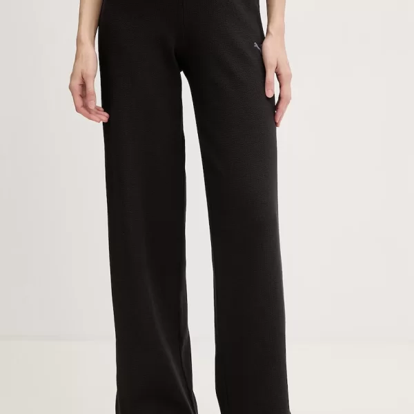 Puma Puma παντελόνι επίσημο γυναικείο με βαμβάκι Essential Elevated