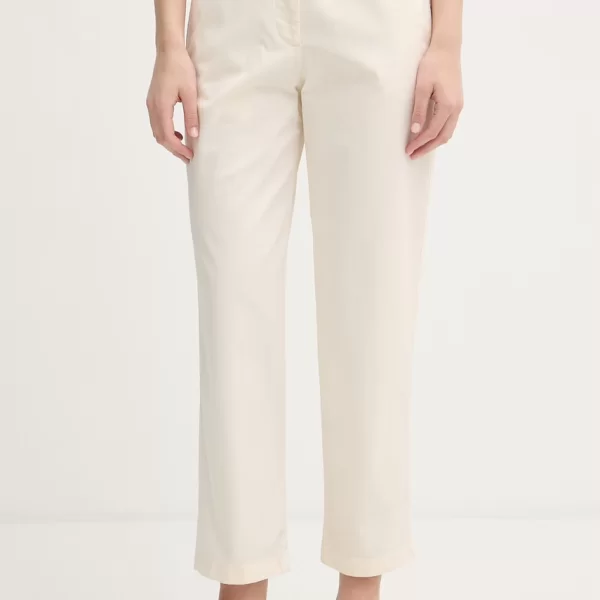 Tommy Hilfiger Tommy Hilfiger Παντελόνι γυναικείο με βαμβάκι