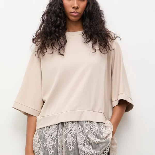 Answear Lab Answear.LAB μπλούζα oversize γυναικεία με βισκόζη