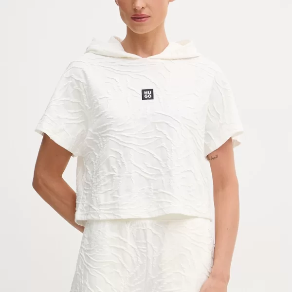 HUGO HUGO crop top Γυναικείο με βαμβάκι ZEB_top