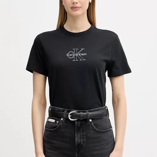 Calvin Klein Jeans Calvin Klein Jeans t-shirt γυναικείο βαμβακερό