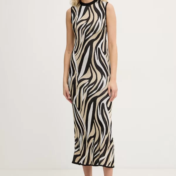 MARELLA Marella φόρεμα με βισκόζη DUOMO