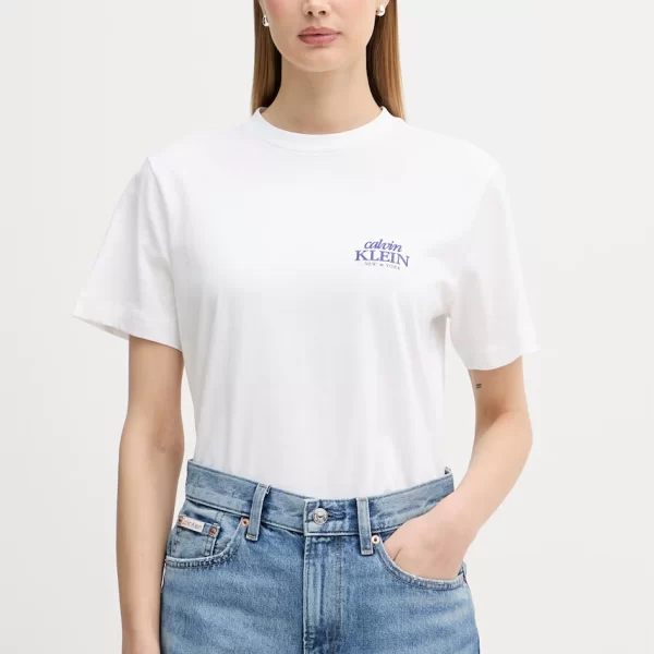 Calvin Klein Jeans Calvin Klein Jeans t-shirt γυναικείο βαμβακερό