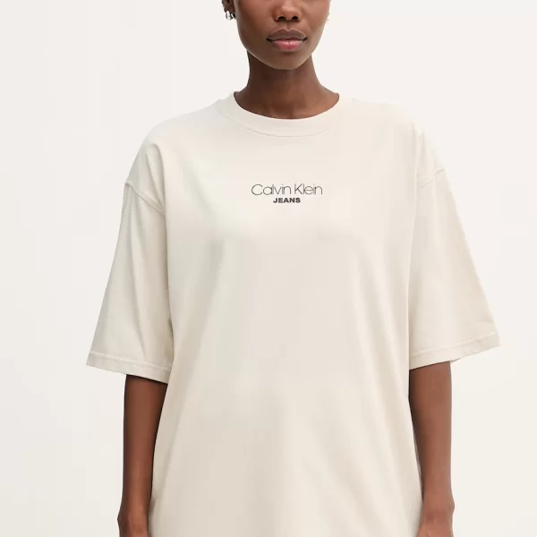 Calvin Klein Jeans Calvin Klein Jeans T-shirt γυναικείο βαμβακερό