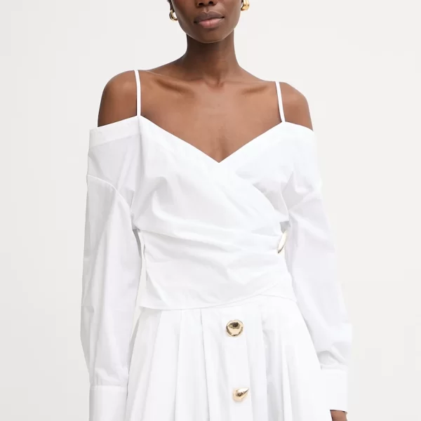 SIMONA CORSELLINI Simona Corsellini Πουκάμισο κρουαζέ γυναικείο βαμβακερό