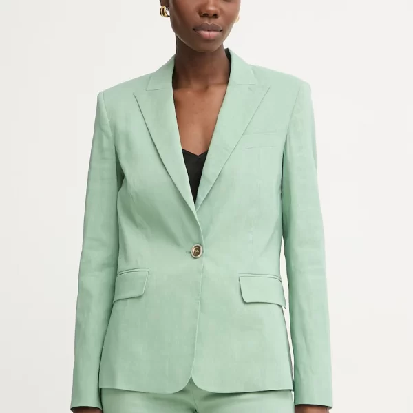 PINKO Pinko μονόπετο σακάκι γυναικείο με λινό