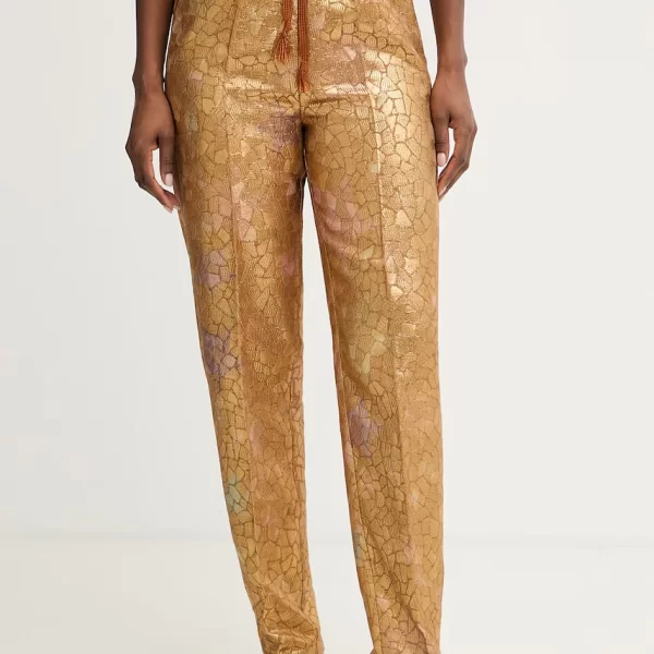 FORTE-FORTE Forte Forte παντελόνι γυναικείο βισκόζης