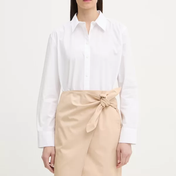 Calvin Klein Calvin Klein πουκάμισο γυναικείο βαμβακερό