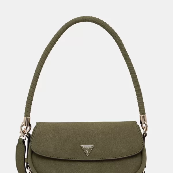 Guess Guess μικρή γυναικεία τσάντα από απομίμηση σουέτ DANYA