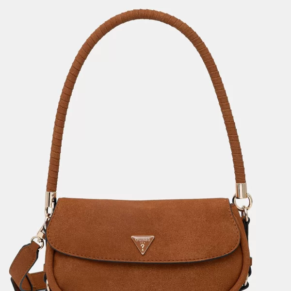 Guess Guess μικρή τσάντα γυναικεία από απομίμηση σουέτ DANYA