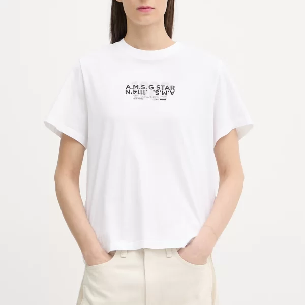G-Star G-Star Βασικό t-shirt γυναικείο βαμβακερό Inside print