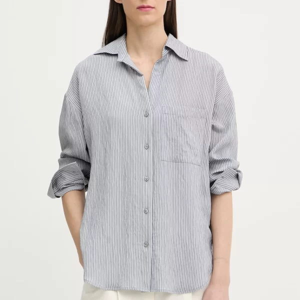 Marc O'Polo Marc O'Polo πουκάμισο γυναικείο με βισκόζη