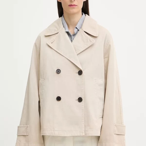 Marc O'Polo Marc O'Polo κοντή καμπαρντίνα γυναικεία βαμβακερή