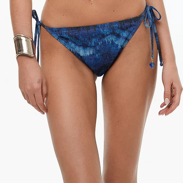 BluePoint Bluepoint γυναικείο lurex μαγιό bikini σλιπ δετό κοφτής κάλυψης 
