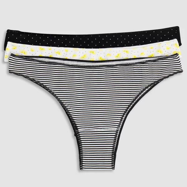 Cotonella Cotonella Γυναικεία εσώρουχα Brasiliano slip (Συσκ. 3 τεμάχια)-3490-E603-2N100