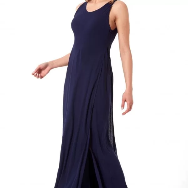 Anna Raxevsky ΜΠΛΕ ΜΑΞΙ ΦΟΡΕΜΑ ΜΕ ΑΝΟΙΓΜΑ ΣΤΟ ΠΛΑΪ