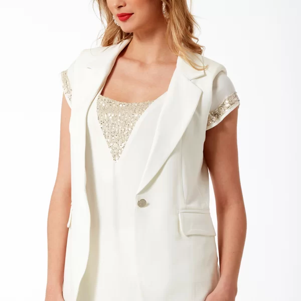 Anna Raxevsky ΕΚΡΟΥ ΓΙΛΕΚΟ ΜΕ ΤΣΕΠΕΣ