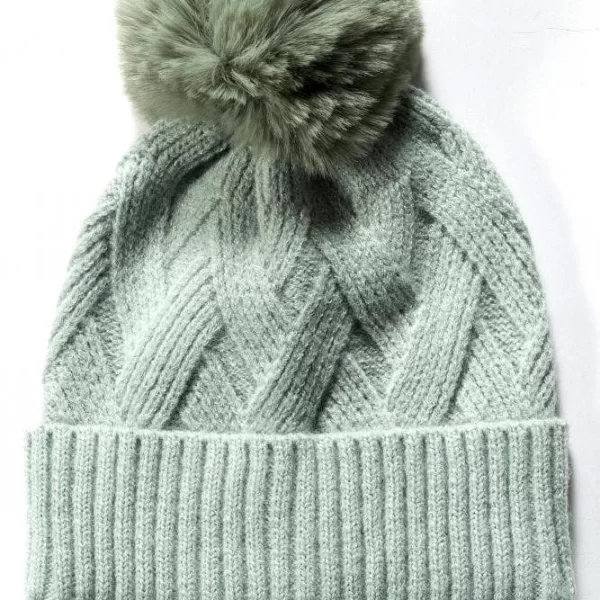 Anna Raxevsky ΠΡΑΣΙΝΟΣ ΠΛΕΚΤΟΣ ΣΚΟΥΦΟΣ ΜΕ ΓΟΥΝΑ