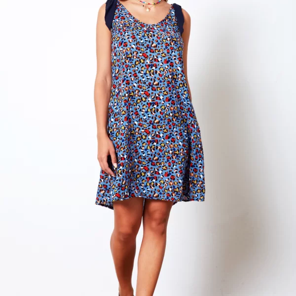 Anna Raxevsky ΛΕΟΠΑΡ ΑΜΑΝΙΚΟ ΦΟΡΕΜΑ ΜΕ ΦΙΟΓΚΑΚΙΑ