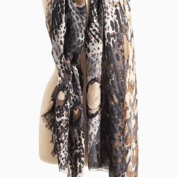 Anna Raxevsky ΚΑΦΕ ΕΣΑΡΠΑ ΜΕ ΣΧΕΔΙΟ ΔΕΡΜΑ ΦΙΔΙΟΥ