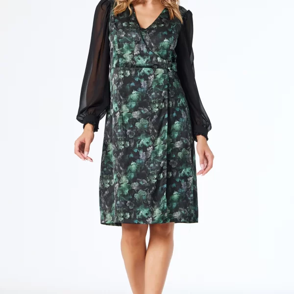 Anna Raxevsky ΣΑΤΕΝ ΦΛΟΡΑΛ ΦΟΡΕΜΑ ΜΕ ΜΟΥΣΕΛΙΝΑ