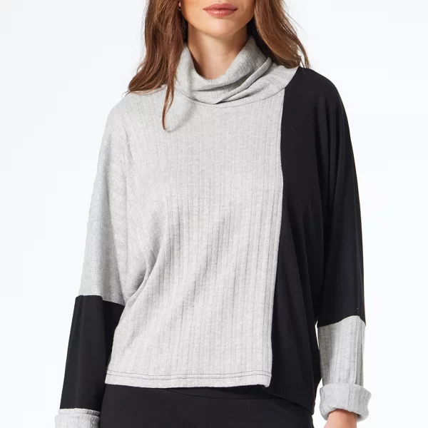 Anna Raxevsky ΔΙΧΡΩΜΟ ΠΛΕΚΤΟ ΖΙΒΑΓΚΟ