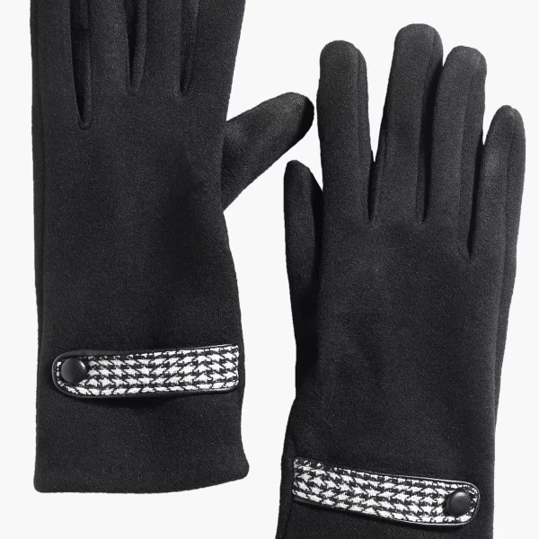 Anna Raxevsky ΜΑΥΡΑ ΓΑΝΤΙΑ ΜΕ ΜΑΥΡΟΑΣΠΡΗ ΦΑΣΑ