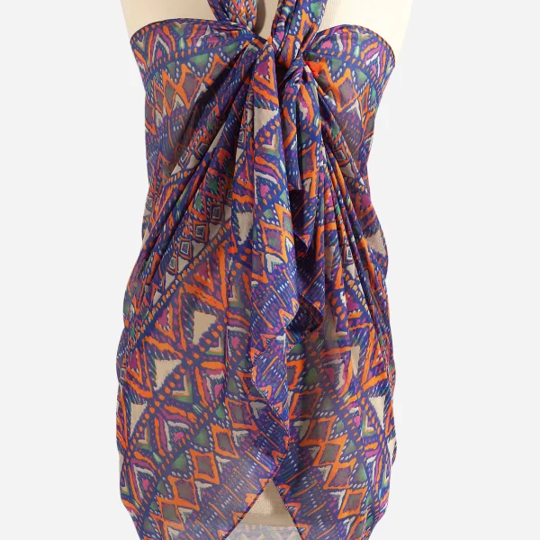 Anna Raxevsky ΜΩΒ ΕΣΑΡΠΑ ΜΕ ΠΟΡΤΟΚΑΛΙ ΚΑΙ ΠΡΑΣΙΝΑ ΣΧΕΔΙΑ