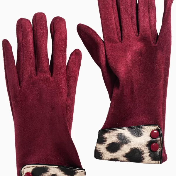 Anna Raxevsky ΚΟΚΚΙΝΑ ΓΑΝΤΙΑ ΜΕ ΛΕΟΠΑΡ ΛΕΠΤΟΜΕΡΕΙΑ