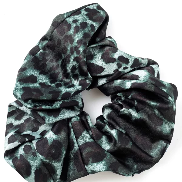 Anna Raxevsky ΠΡΑΣΙΝΟ ΛΕΟΠΑΡ SCRUNCHIE