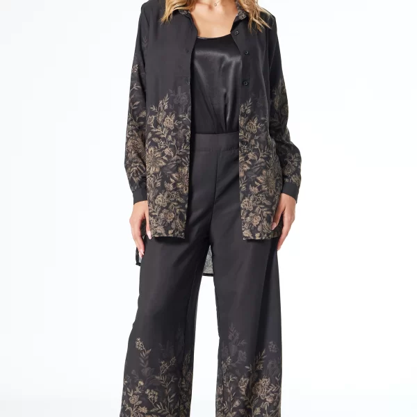 Anna Raxevsky ΦΛΟΡΑΛ ΠΑΝΤΕΛΟΝΑ ΜΕ ΛΑΣΤΙΧΟ ΚΑΙ ΦΕΡΜΟΥΑΡ