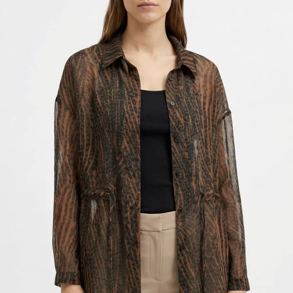 Anna Raxevsky ΛΕΟΠΑΡ ΠΟΥΚΑΜΙΣΟ ΜΟΥΣΕΛΙΝΑ ΜΕ ΣΟΥΡΑ