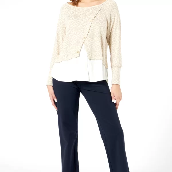 Anna Raxevsky ΜΠΛΕ ΕΛΑΣΤΙΚΟ ΠΑΝΤΕΛΟΝΙ ΜΕ ΜΠΑΣΚΑ