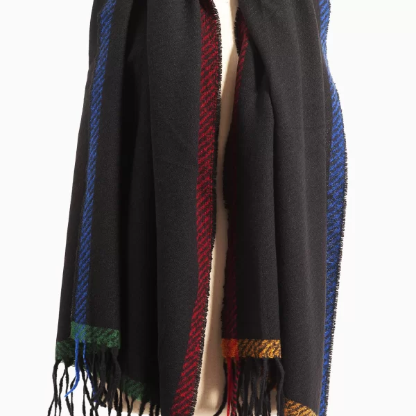 Anna Raxevsky ΜΑΥΡΗ ΕΣΑΡΠΑ ΜΕ ΧΡΩΜΑΤΙΣΤΕΣ ΛΕΠΤΟΜΕΡΕΙΕΣ