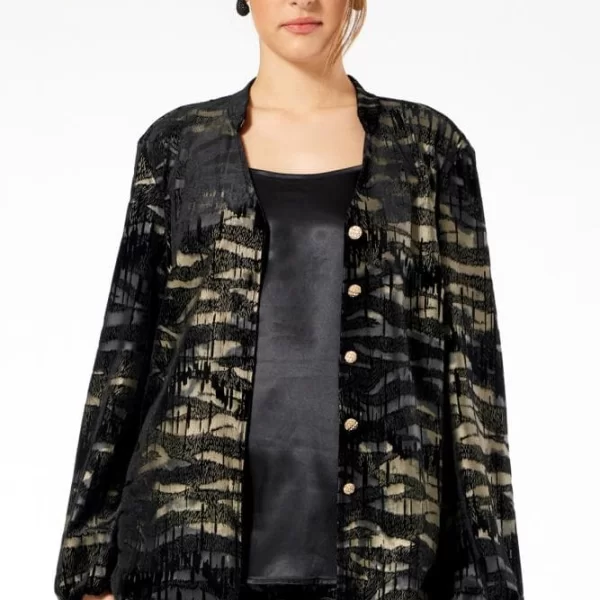 Anna Raxevsky LUREX ΖΑΚΕΤΑ ΑΠΟ ΔΕΡΜΑΤΙΝΗ