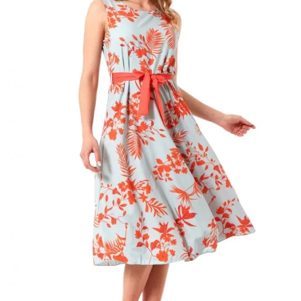 Anna Raxevsky ΦΛΟΡΑΛ ΑΜΠΙΡ ΑΜΑΝΙΚΟ ΦΟΡΕΜΑ ΜΕ ΖΩΝΗ