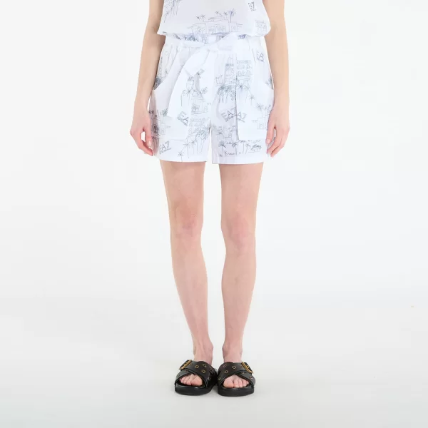 EA7 Emporio Armani Σορτς EA7 Emporio Armani Train Costa Shorts Fancy White Embro M