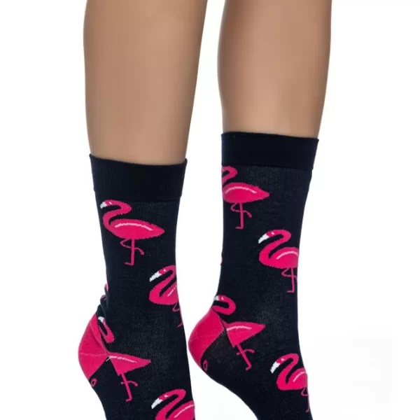 INIZIO ΓΥΝΑΙΚΕΙΑ ΒΑΜΒΑΚΕΡΗ ΚΑΛΤΣΑ INIZIO ΜΕ ΣΧΕΔΙΟ ΦΛΑΜΙΝΓΚΟ 3123 ΜΠΛΕ