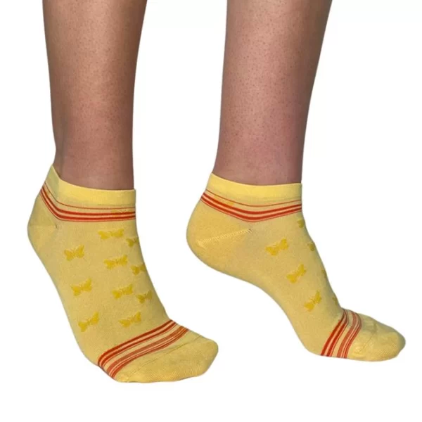 INIZIO ΓΥΝΑΙΚΕΙΑ ΚΟΦΤΗ BAMBOO ΚΑΛΤΣΑ INIZIO ME ΣΧΕΔΙΟ ΠΕΤΑΛΟΥΔΕΣ 3831 ΚΙΤΡΙΝΟ