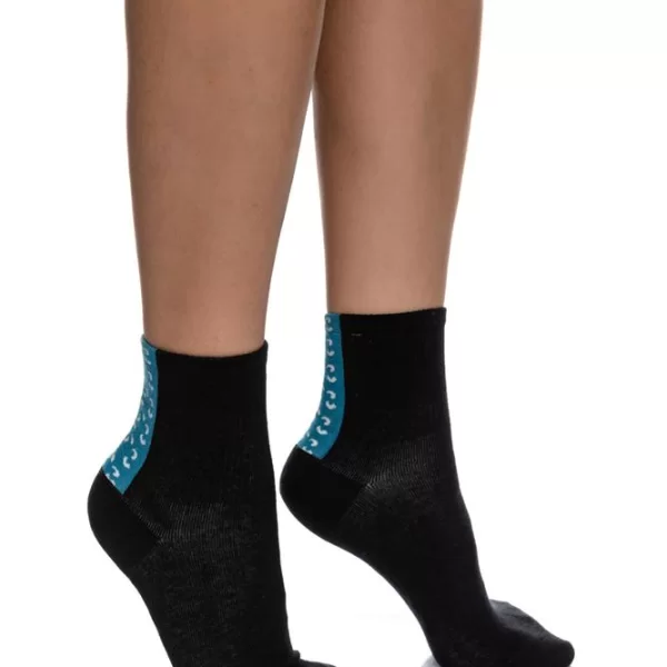 INIZIO ΓΥΝΑΙΚΕΙΑ ΒΑΜΒΑΚΕΡΗ ΚΑΛΤΣΑ ΜΕ ΣΧΕΔΙΟ ΠΙΣΩ 3132-2 ΜΑΥΡΟ