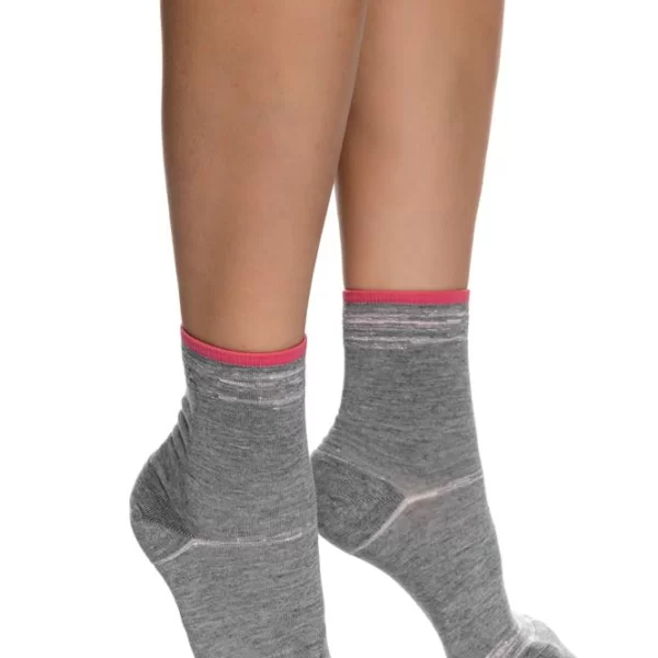 INIZIO ΓΥΝΑΙΚΕΙΑ ΒΑΜΒΟΟ ΚΑΛΤΣΑ INIZIO ΜΕ ΣΧΕΔΙΟ ΛΕΠΤΗ ΡΙΓΑ 3133-1 ΓΚΡΙ