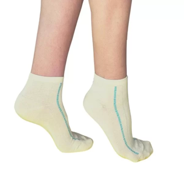 INIZIO ΓΥΝΑΙΚΕΙΑ BAMBOO ΗΜΙΚΟΝΤΗ ΚΑΛΤΣΑ ΜΕ ΣΧΕΔΙΟ ΡΙΓΕΣ 3910-2 ΕΚΡΟΥ